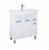 ELITA SUNN Szafka z umywalką 75 cm biały połysk 169193/RE169193008060
